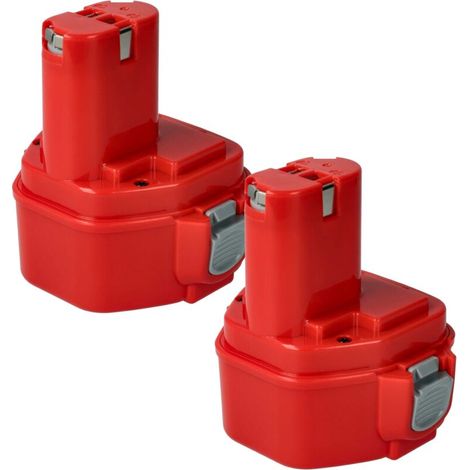 2x Ersatzakku Für Makita 1235, 192536-4, 192597-4, 1233, 1234, 1250, 1220, 1222, 1235f Elektrowerkzeuge (3000 Mah, Nimh, 12 V)