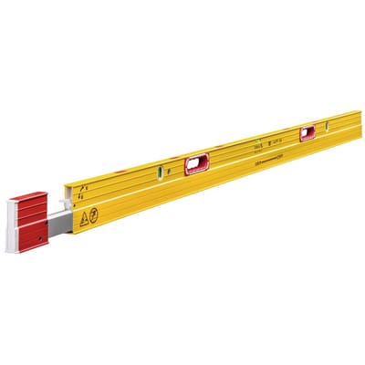STABILA Teleskop-Wasserwaage Type 106 TM 216 - 379 cm mit Seltenerd-Magnetsystem