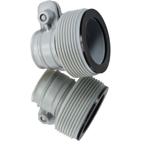 58236 – Intex 10722 – Lot Von 2 Adaptern Für Pumpenfilter Von 32 Bis 38 Mm