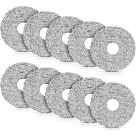 10er-pack Wischmopp-pads Für Dreame L10s Ultra Gen2/gen3, L40/l50 Ultra Ae, L10s Pro Ultra, X30/x40/x50/l40 Ultra, Mova E30/e40/p50/v50 Ultra Saugroboter, Waschbare Mikrofaser-reinigungspads