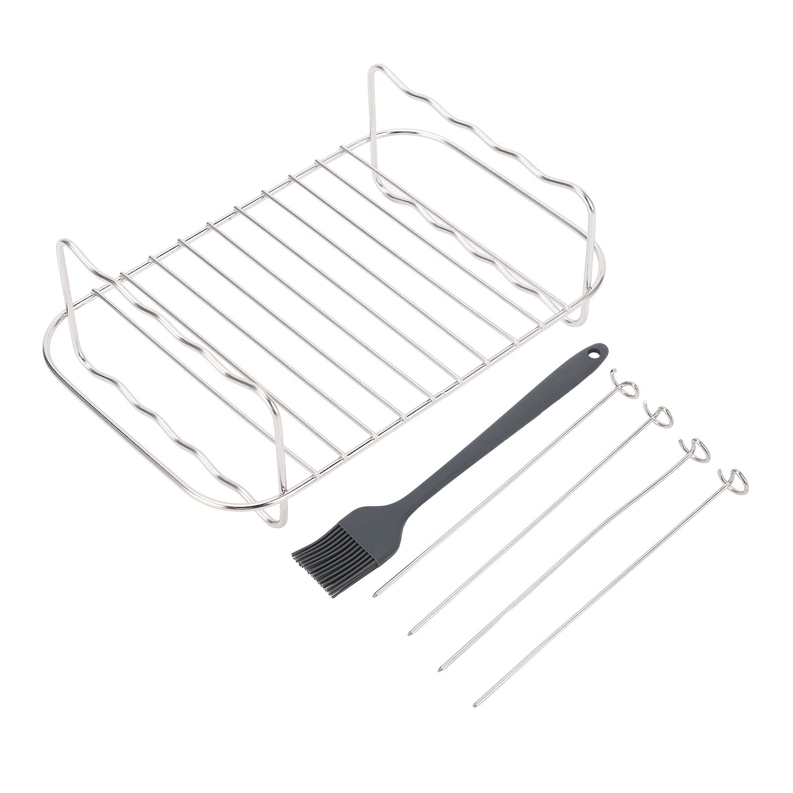 Rechteckiger Frittierkorb Aus Edelstahl, Mehrlagig, Passend Für Ningja Foodi Dz201 401 Doppelkorb-fritteusen, Zubehör Mit Antihaftbeschichtung.