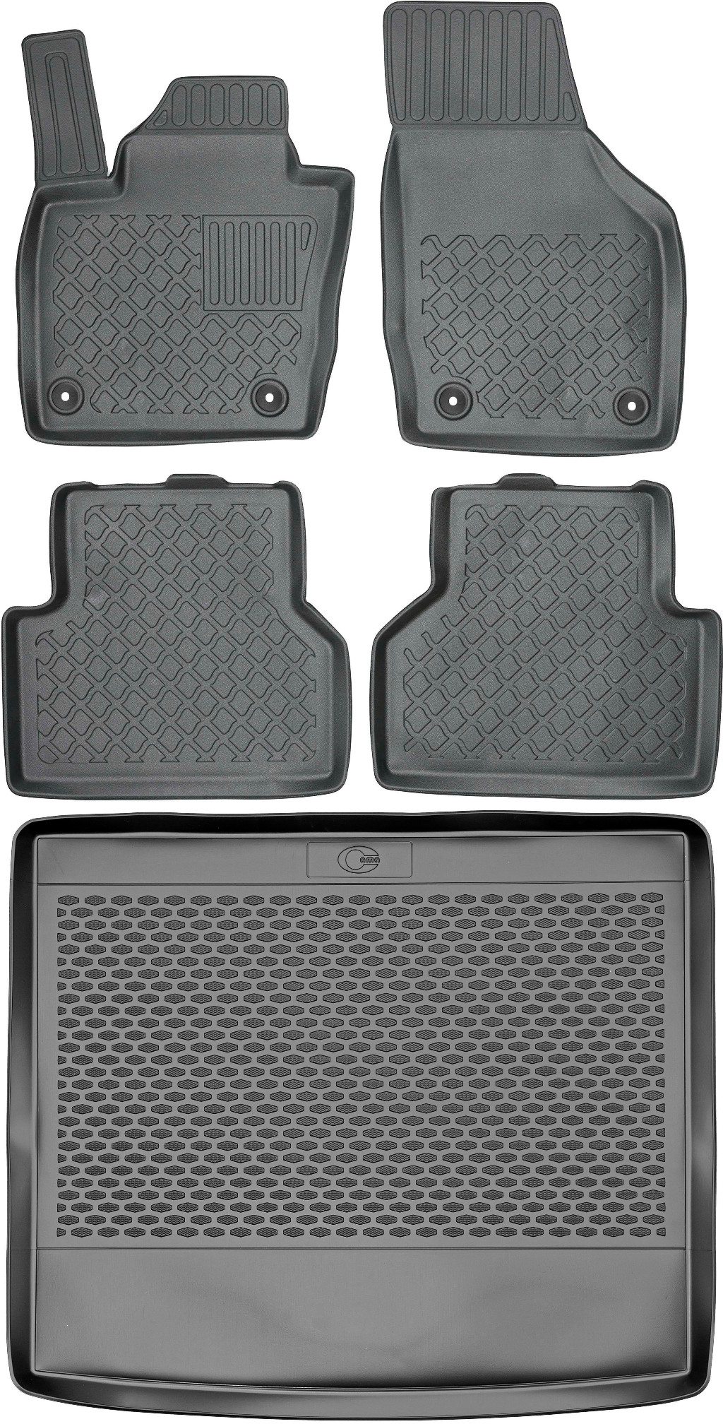 Audi Q3 I Suv (2011–2018) – Set – Automatten + Kofferraummatte