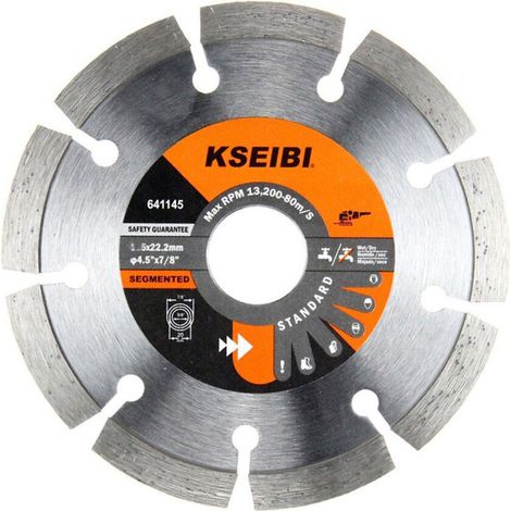 Segmentierte Diamanttrennscheiben Für Elektrosägen, 2 Stück, 125 Mm Universaltrennscheiben Für Mauerwerk, Stein Und Beton