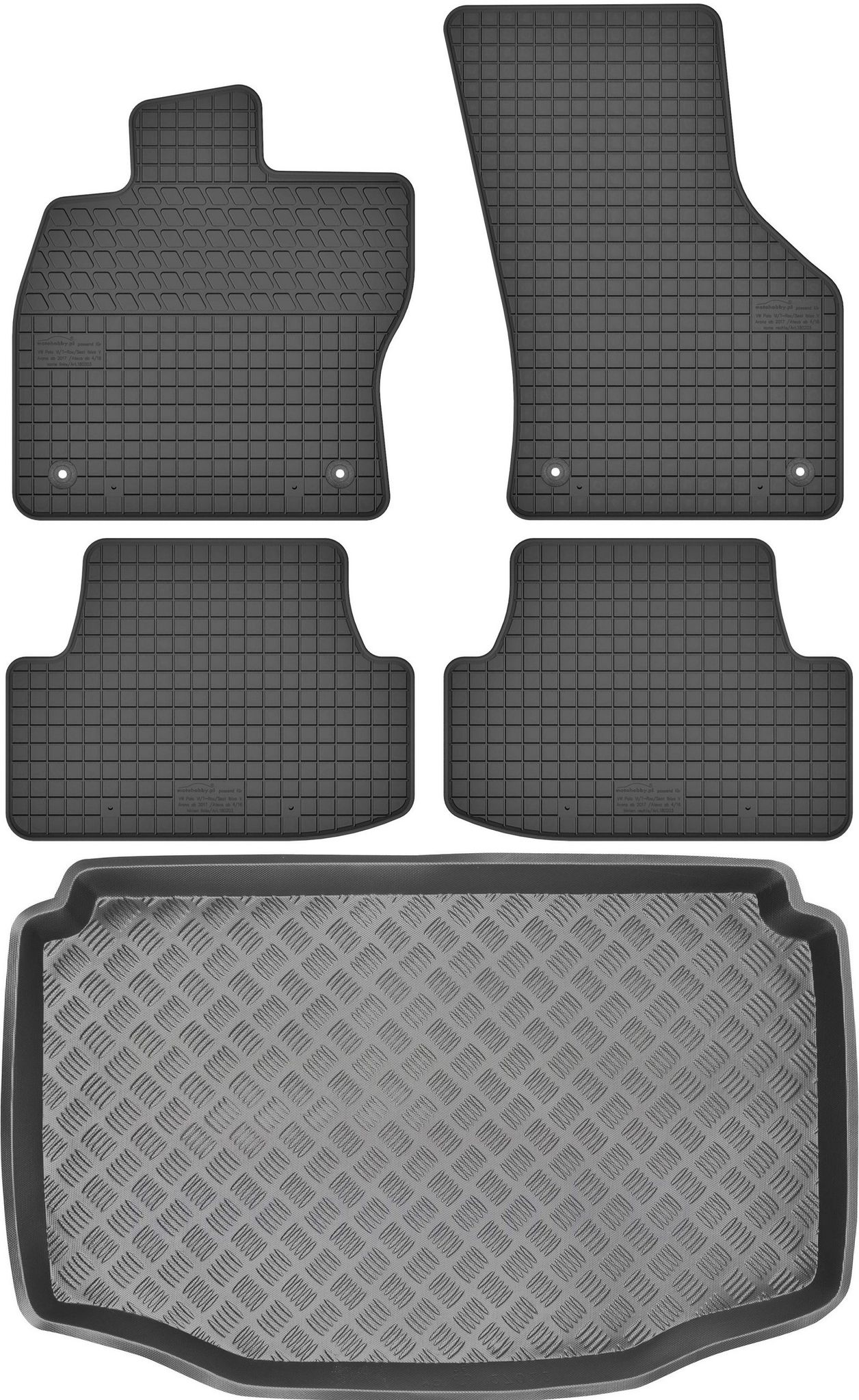 Seat Arona Suv Ab 2017 Set - Gummifußmatten + Kofferraummatte