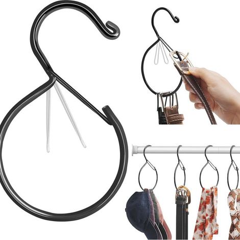 Fallsicherer S-haken Mit Feder – Wandmontage Ohne Bohren – Für Küche, Bad Und Balkon, 15 Stück