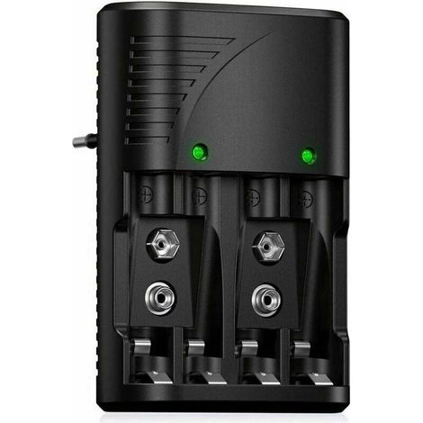 Universalbatterie Aa/aaa/9v, Schnellbatterie 6802 Pro Universalbatterie Aa/aaa/9v Mit Led-anzeige, Weltspannung 100-240v, Superma