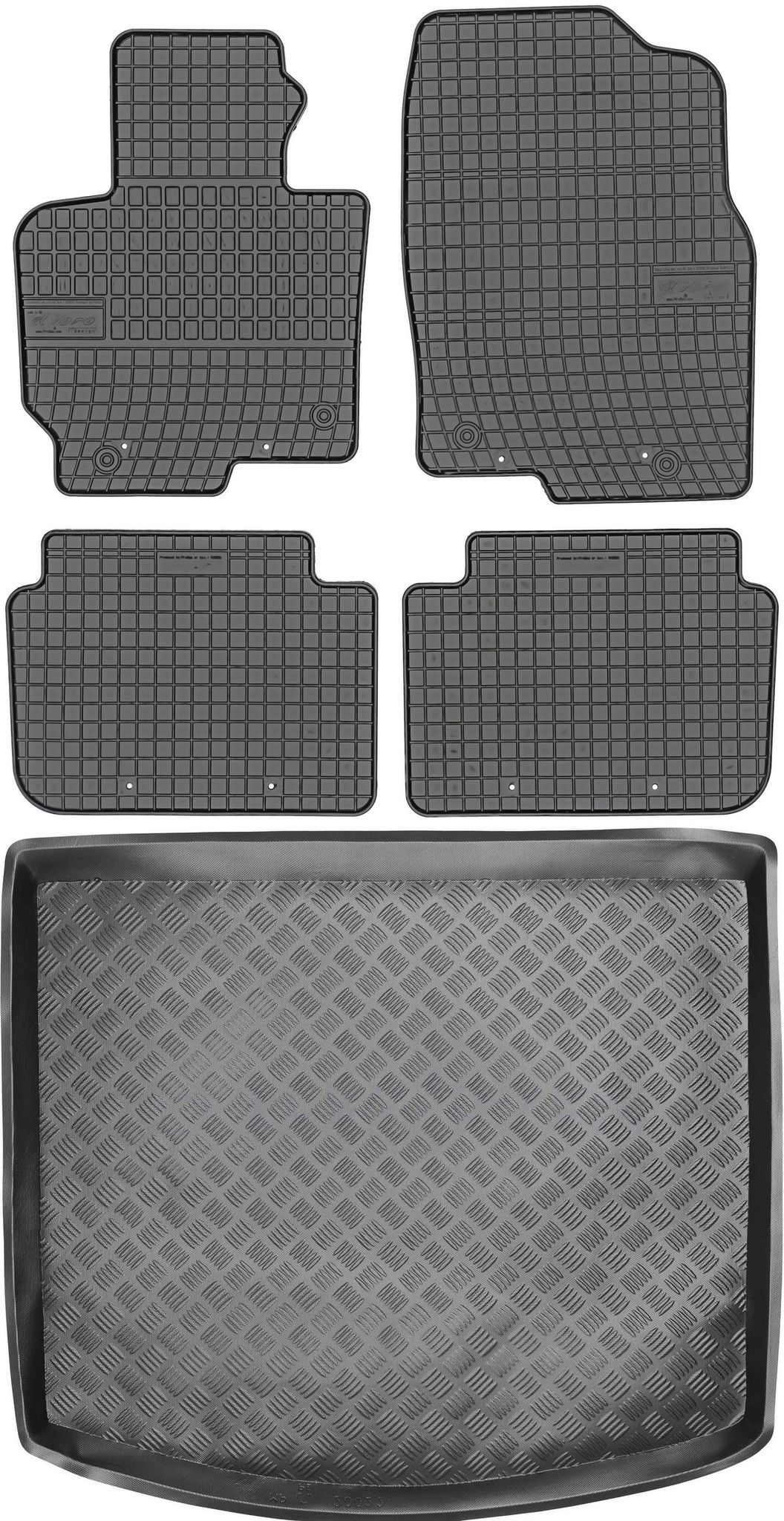 Mazda Cx-5 I Suv (2012–2017) – Set: Gummifußmatten + Kofferraummatte