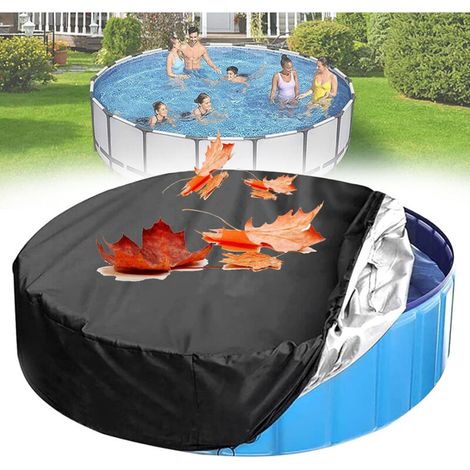 Runde Poolabdeckung 210 Cm X 30 Cm. Uv-beständig. Verdunstungschutz Bis Zu 90 %. Inklusive Kordelzug.