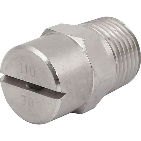 Edelstahll Flach Sprühspitze 3,6mm Düsen Spray Durchm. 110 Degrés 1/2bsp De