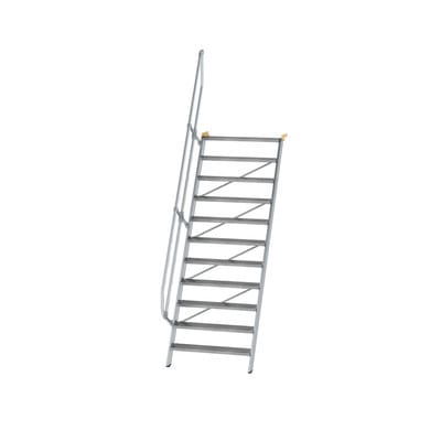 MUNK Aluminium-Treppe Stufen 60° 11 Stufen