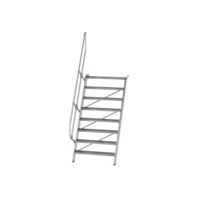 MUNK Aluminium-Treppe Stufen 60° 8 Stufen