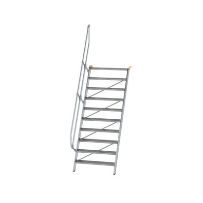 MUNK Aluminium-Treppe Stufen 60° 10 Stufen