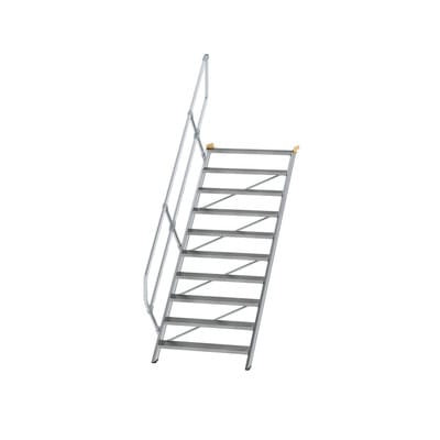 MUNK Aluminium-Treppe Stufen 45° 11 Stufen