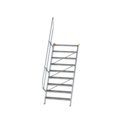 MUNK Aluminium-Treppe Stufen 60° 9 Stufen