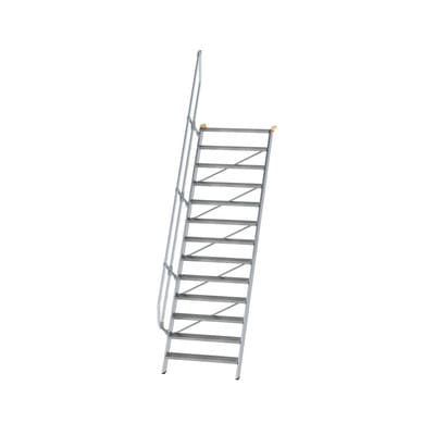 MUNK Aluminium-Treppe Stufen 60° 13 Stufen
