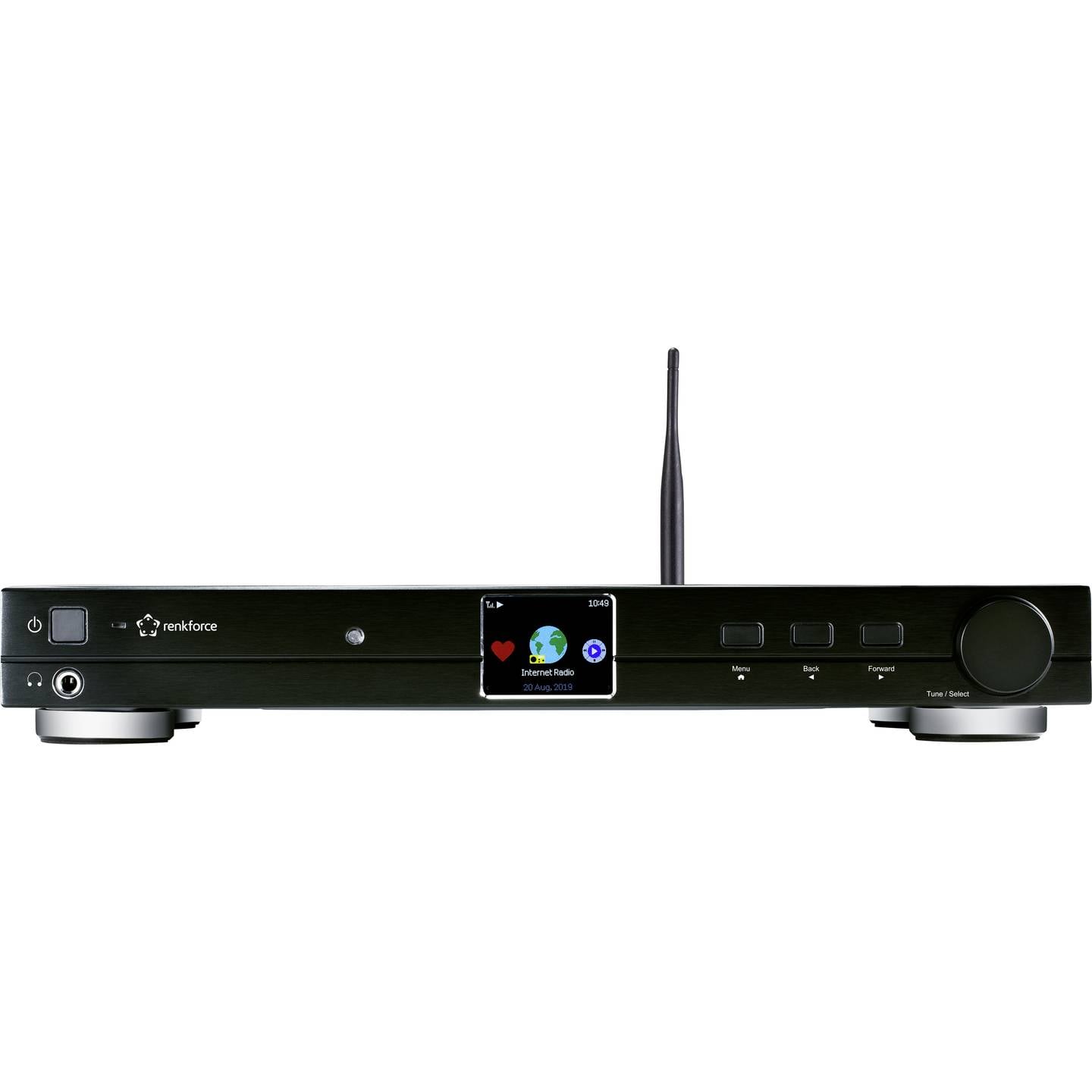 [gebraucht] B-ware Renkforce Radio-adapter Dab+ Wlan Bluetooth Dlna Internetradio Schwarz 99 Sender