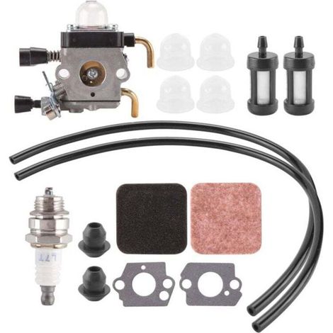 Fs85 Fs80 Vergaser Für Fs75 Fs80r Fs85r Fs85rx Freischneider C1q-s97 Mit Kraftstoffrückgewinnungsset, Luftfilter Und Entkohlungselementen