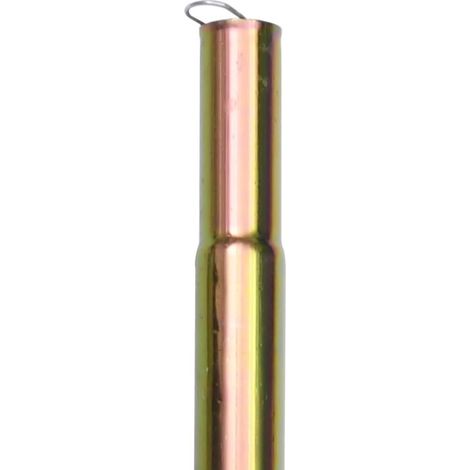 2-teiliges Sonnenschirmstangenset – 250 Cm Lange, Verzinkte Stahlstange – Zur Seilbefestigung – 22 Mm Durchmesser – Inhalt: 2 Stangen Und Zubehör – Bv304018-x