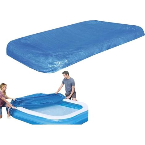 Aufblasbare Poolabdeckung, Wasserdichte Abdeckung Mit Kordelzug Für Whirlpool, Winter
