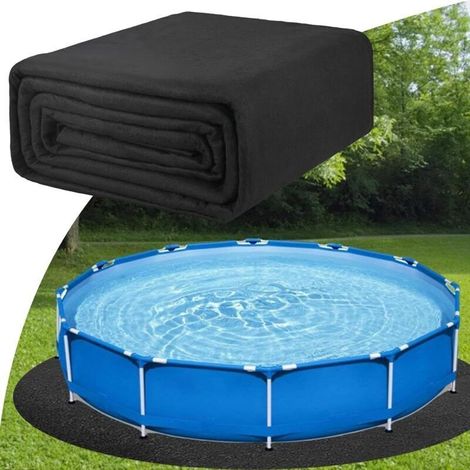 Poolbodenmatte. Dicke, Runde Poolfolie. Aufstellpoolmatte. Runde Bodenmatte Für Aufstellpools Und Whirlpools. Durchmesser 2,5 M.