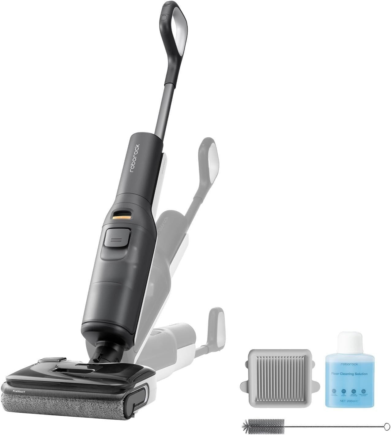 [produit Reconditionné]roborock F25 Lt Aspirateur Et Serpillère Sans Fil, 20 000 Pa, Autonettoyage Haute Température (90 °c), Séchage Rapide À L'Air Chaud Et Nettoyage À 180° Des Sols Plats.