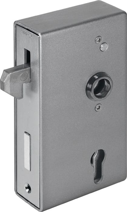AMF Schiebetor-Schlosskasten 140S DIN L/R Maß A50xB94xC173mm Dornm.60mm Entf.72mm