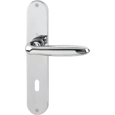 Hoppe Langschildgarnitur Verona M151/302 MS F49-R OB 72mm DIN L/R