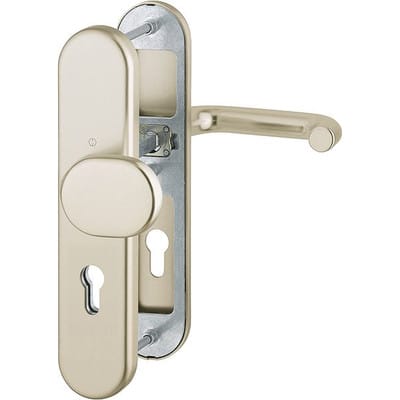 Hoppe Schutzgarnitur Paris 86G/3331/3310/138L Alu.F2 72mm 42-47mm