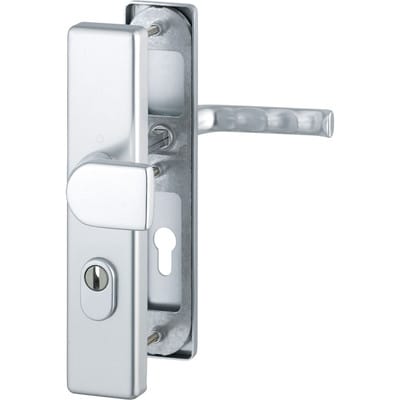 Hoppe Schutzgarnitur London 78G/2222ZA/2410/113 Alu.F1 72mm 41-46mm