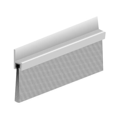 Bürstendichtung L.1000mm B.8,5mm Gesamt-H.50mm m.strapazierfähiger Bürs.ELLEN