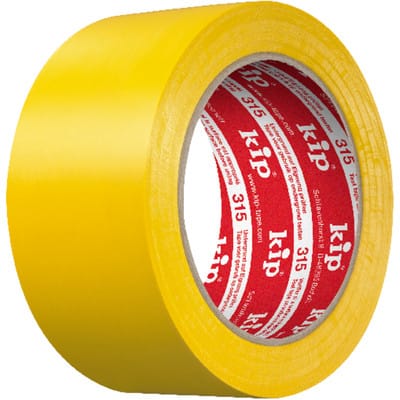 Kip PVC Schutzband 315 gelb L.33m B.50mm Rl.