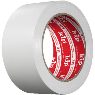 PVC-Scxhutzband KIP 315-55 L.33m B.50mm glatt-weiß