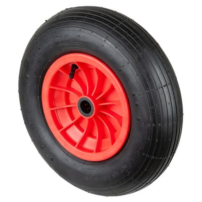 BS Rollen luftbereiftes Rad Kunststoffelge Rad-Ø 400 mm Bohrung-Ø 25 mm