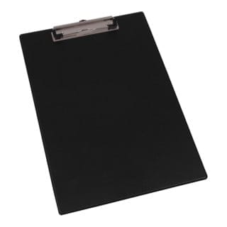 Eichner Klemmbrett A4, schwarz, Format 232x338 mm + Blockklammer und Öse