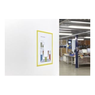Magnetoplan magnetofix-Magnetrahmen, 5 Stück, A4, gelb