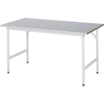 Rau Arbeitstisch Stahl BxTxH 1500x800x800-850mm