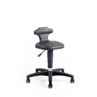 bimos Flex mit Rollen PU-Schaum schwarz Sitzhöhe 450-650 mm