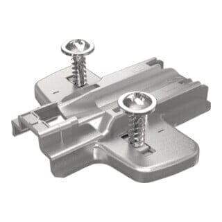 Hettich Montageplatte Sys.8099 Sensys STA vern.0mm Pilotz.u.Spez.-Schr.