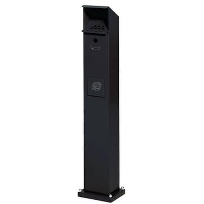 VAR Ascher/Abfallsammler Standsäule SG 115 anthrazit 2 l/5 l
