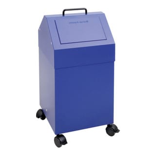 Stumpf Sortsystem 45, fahrbar, RAL 5010/5010, 45 Liter