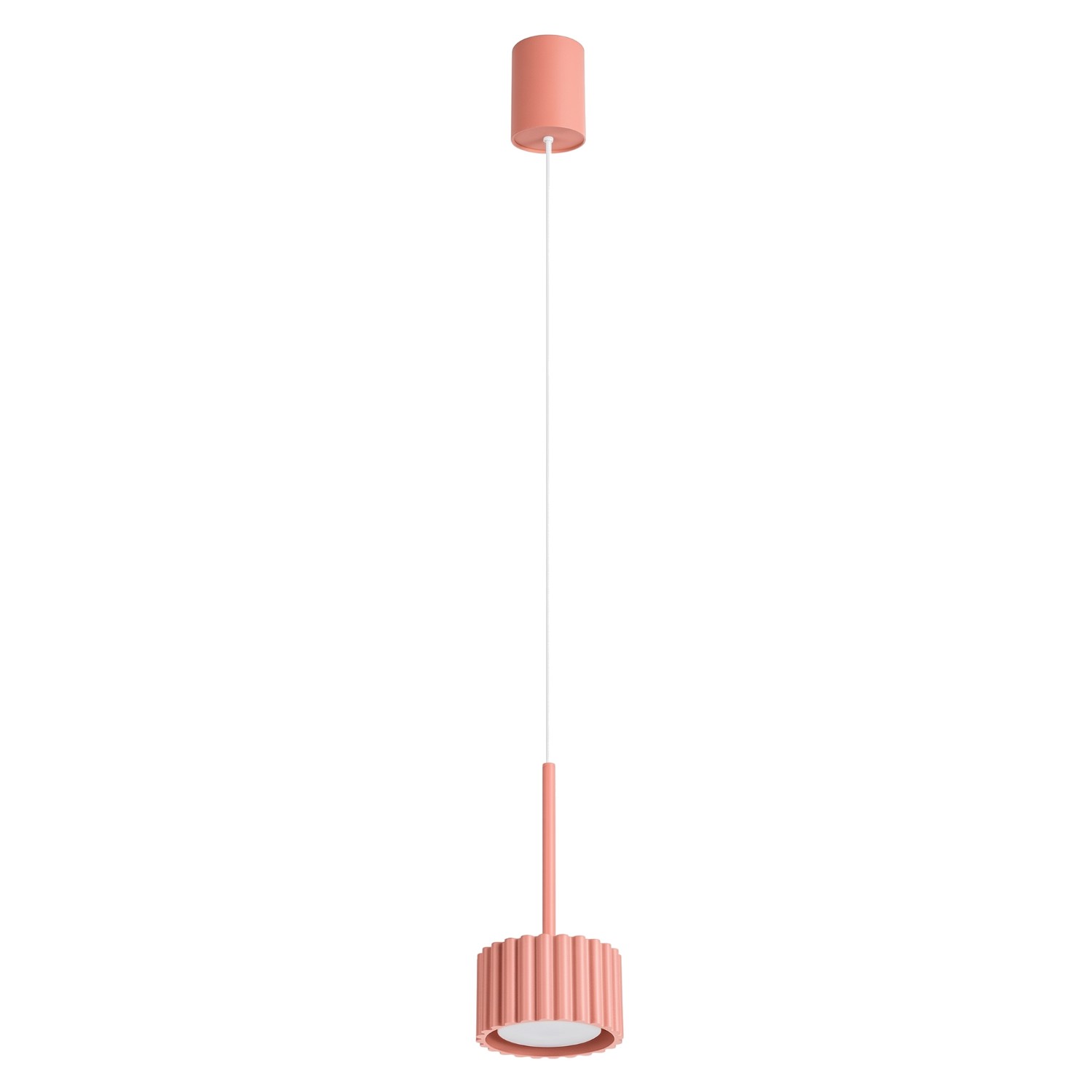 Hängeleuchten Aura Pfirsich 1xgx53 10cm Aluminium Sollux