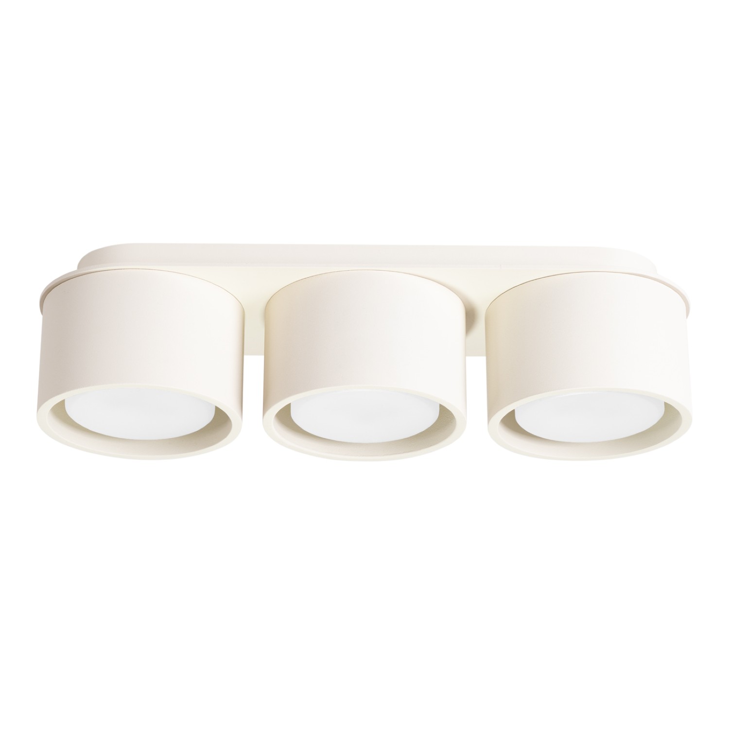 Deckenleuchten Modo Beige 3xgx53 32.4cm Aluminium Sollux