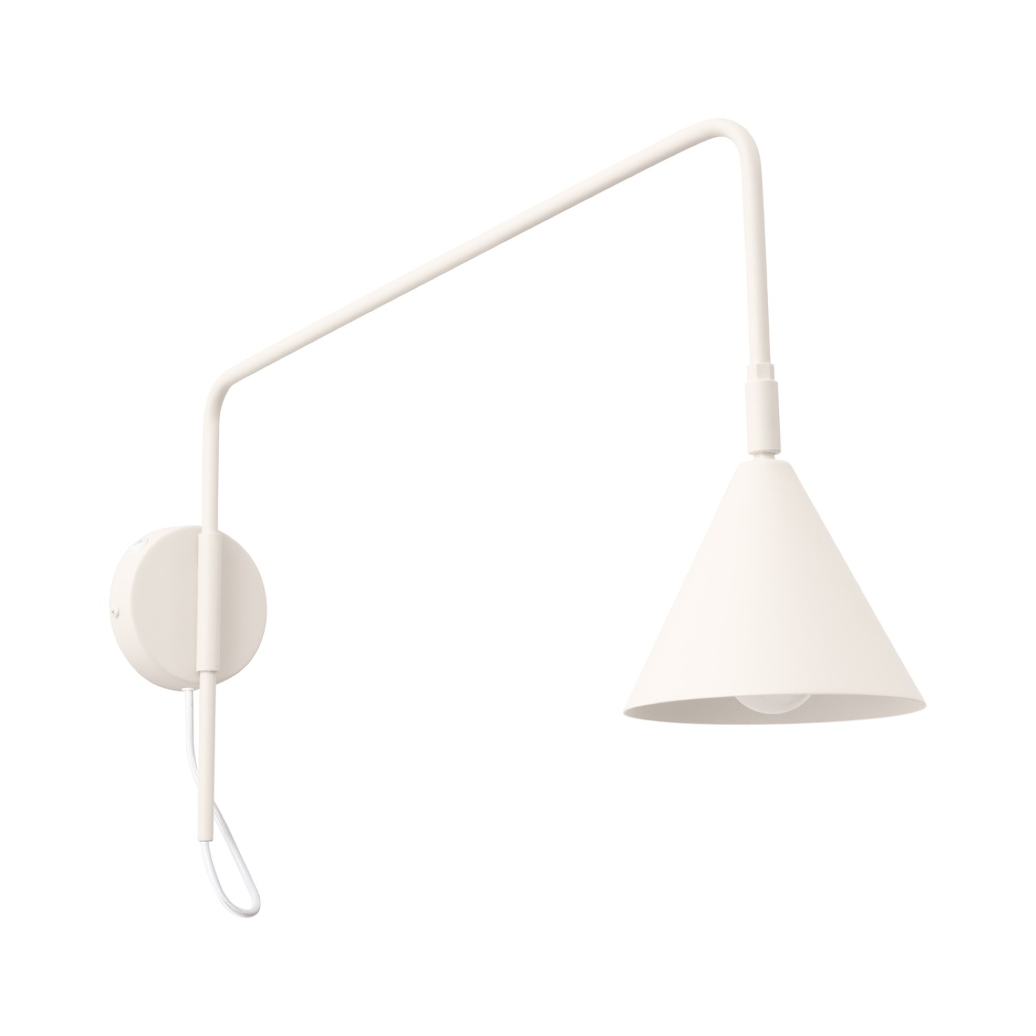 Wandleuchten Nox Beige 1xe14 14cm Stahl Sollux