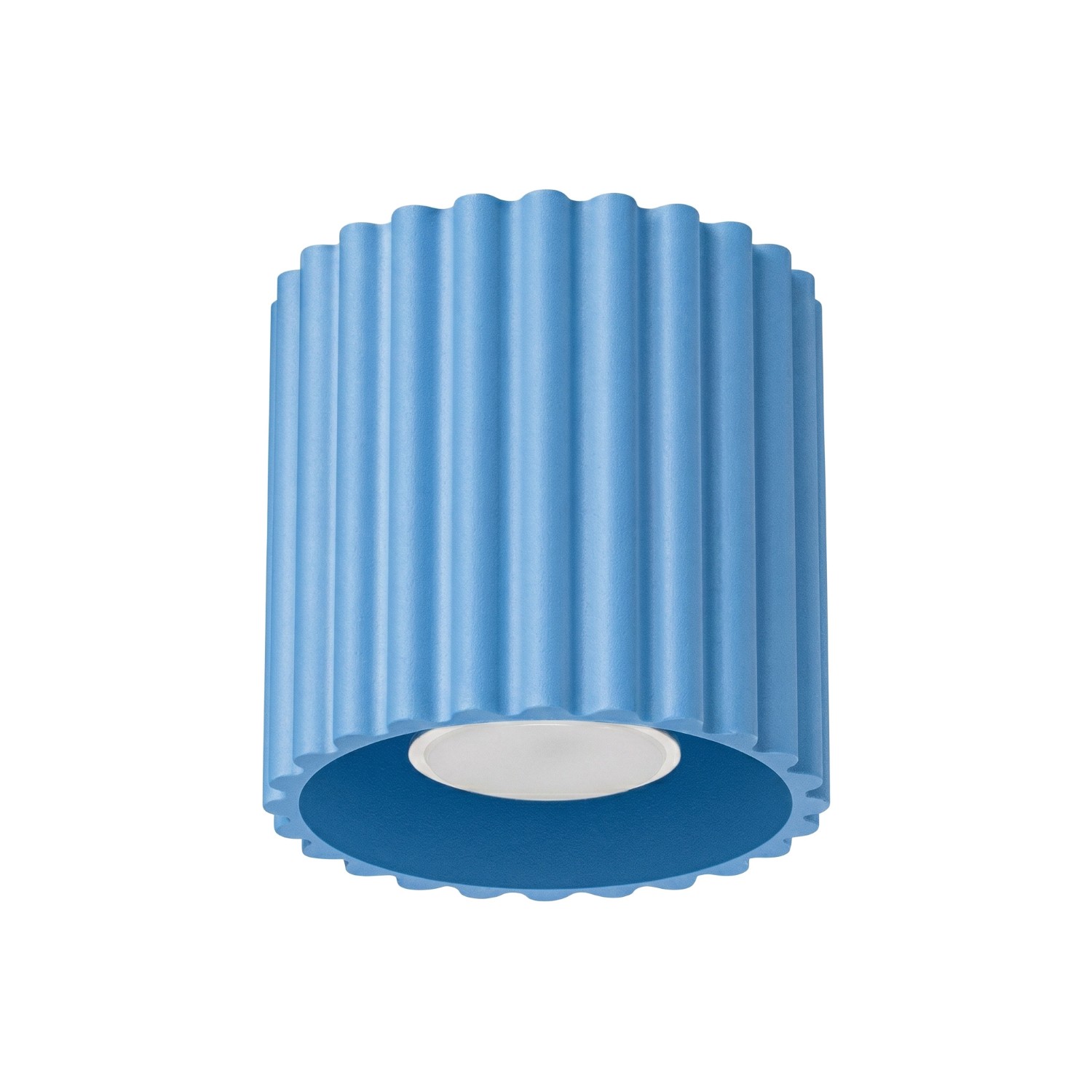Deckenleuchten Aura Hellblau 1xgu10 10cm Aluminium Sollux