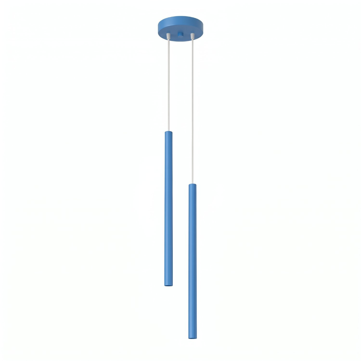 Hängeleuchten Pastelo Hellblau 2xg9 15cm Stahl Sollux