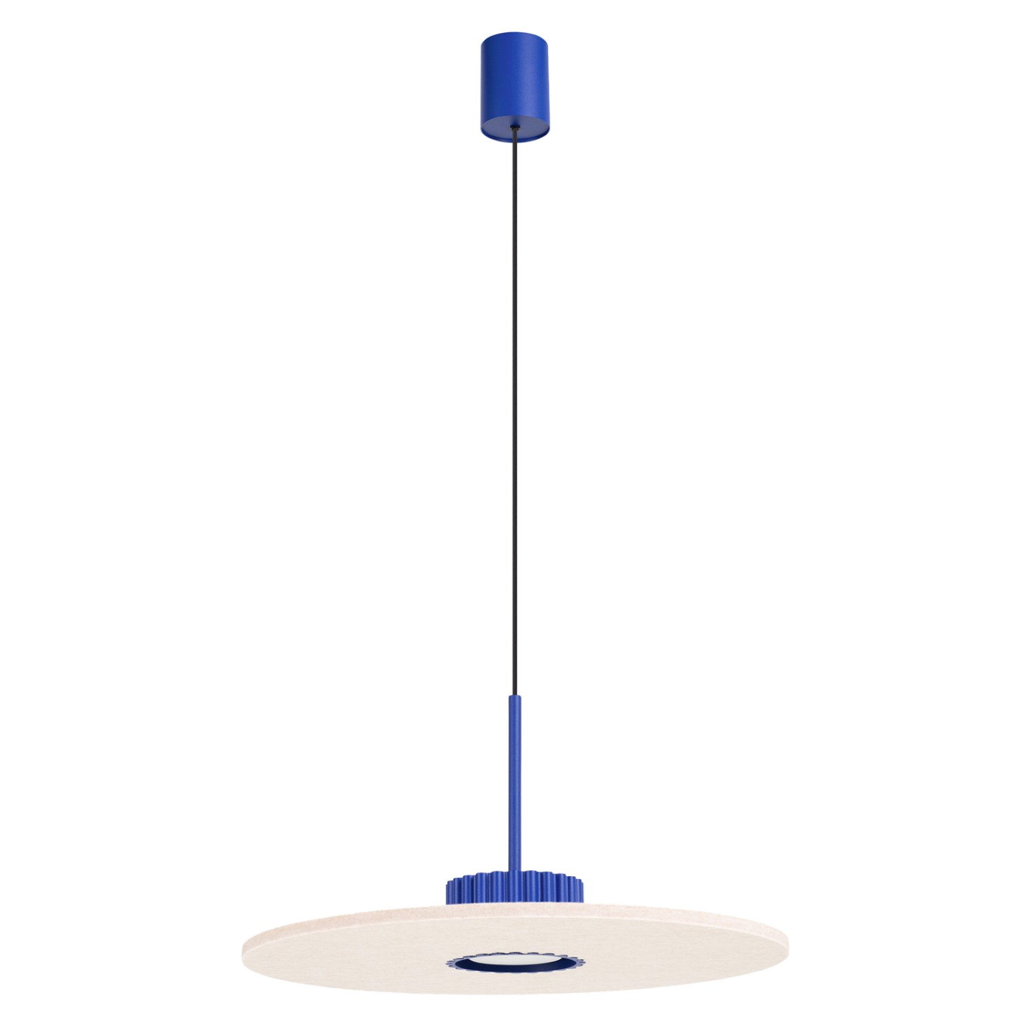 Hängeleuchten Ovo Ultramarin/beige 1xgx53 40cm Sollux