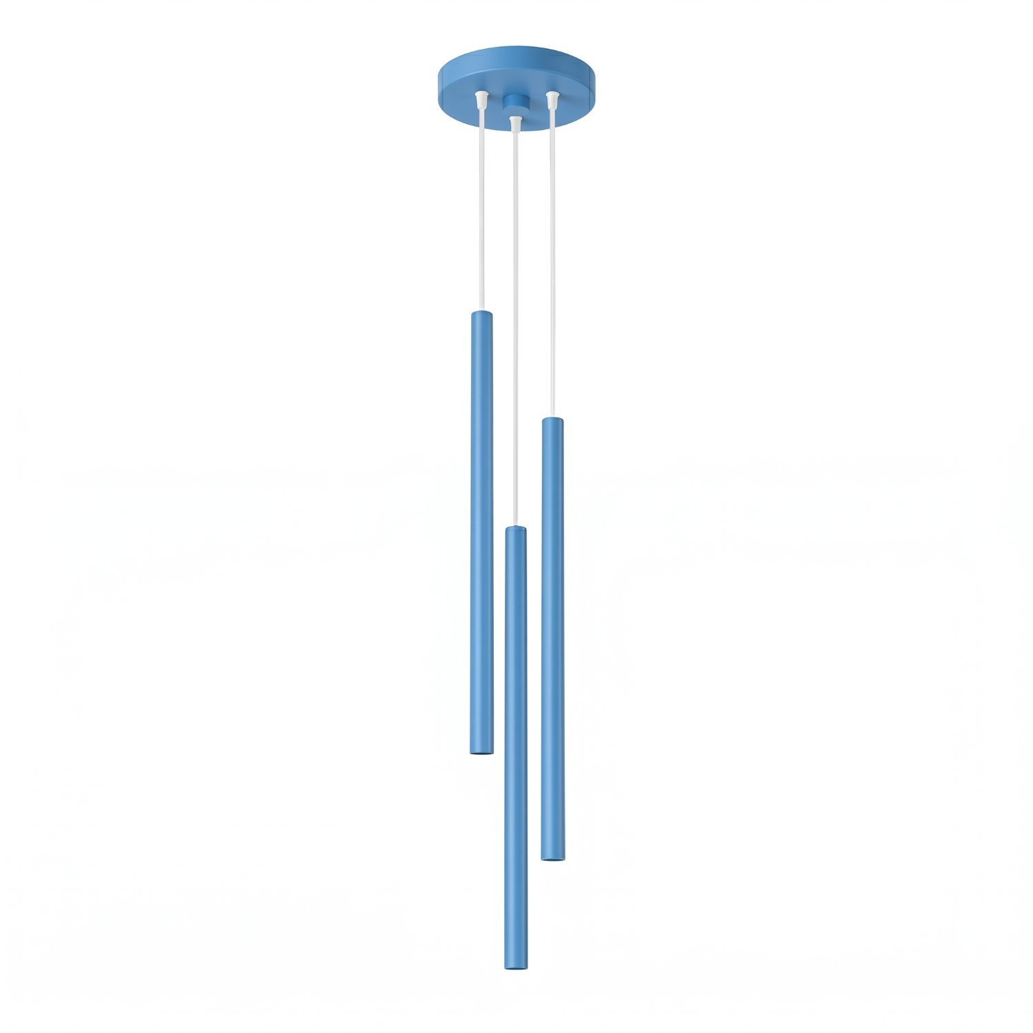Hängeleuchten Pastelo Hellblau 3xg9 19.5cm Stahl Sollux