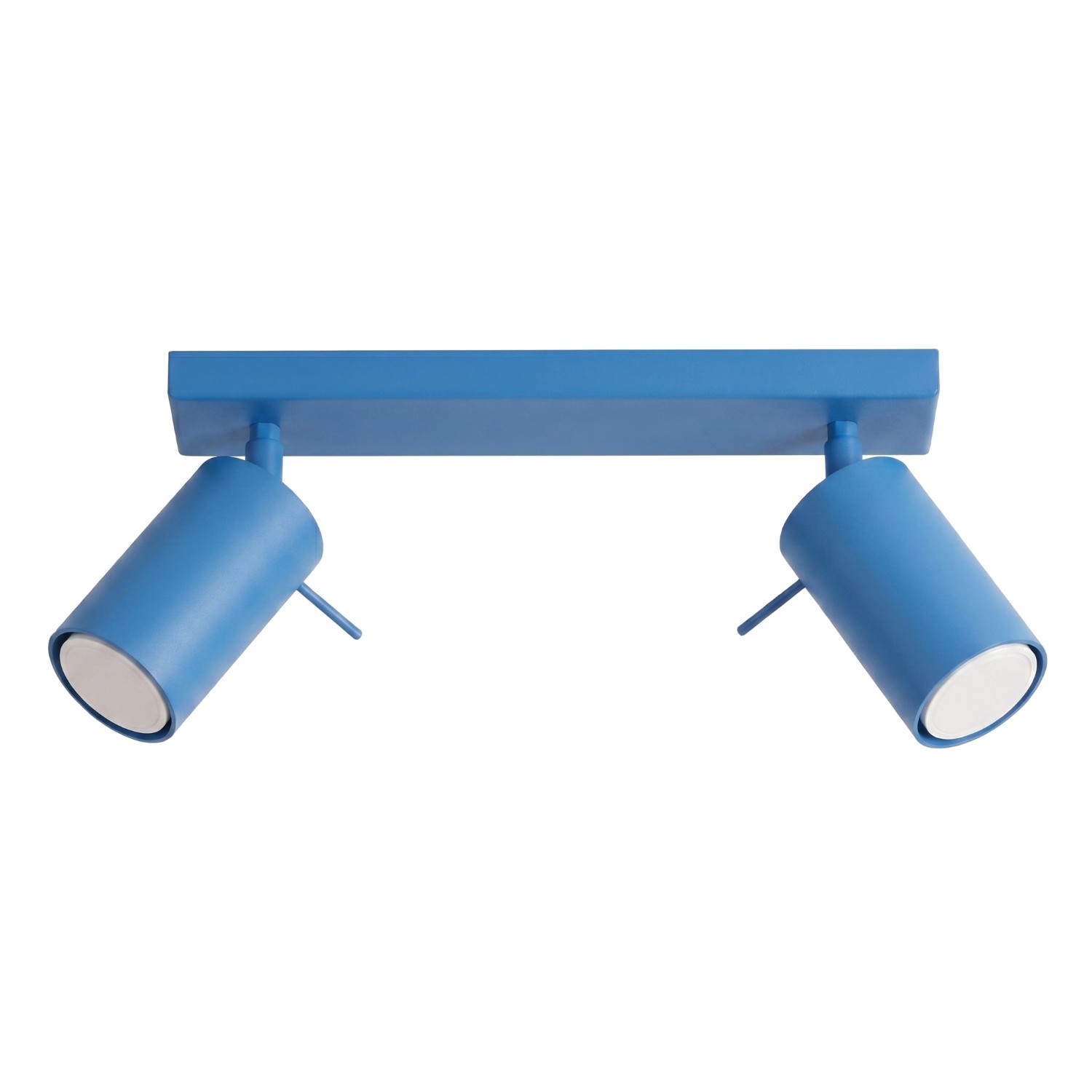 Deckenleuchten Ring Hellblau 2xgu10 30cm Stahl Sollux