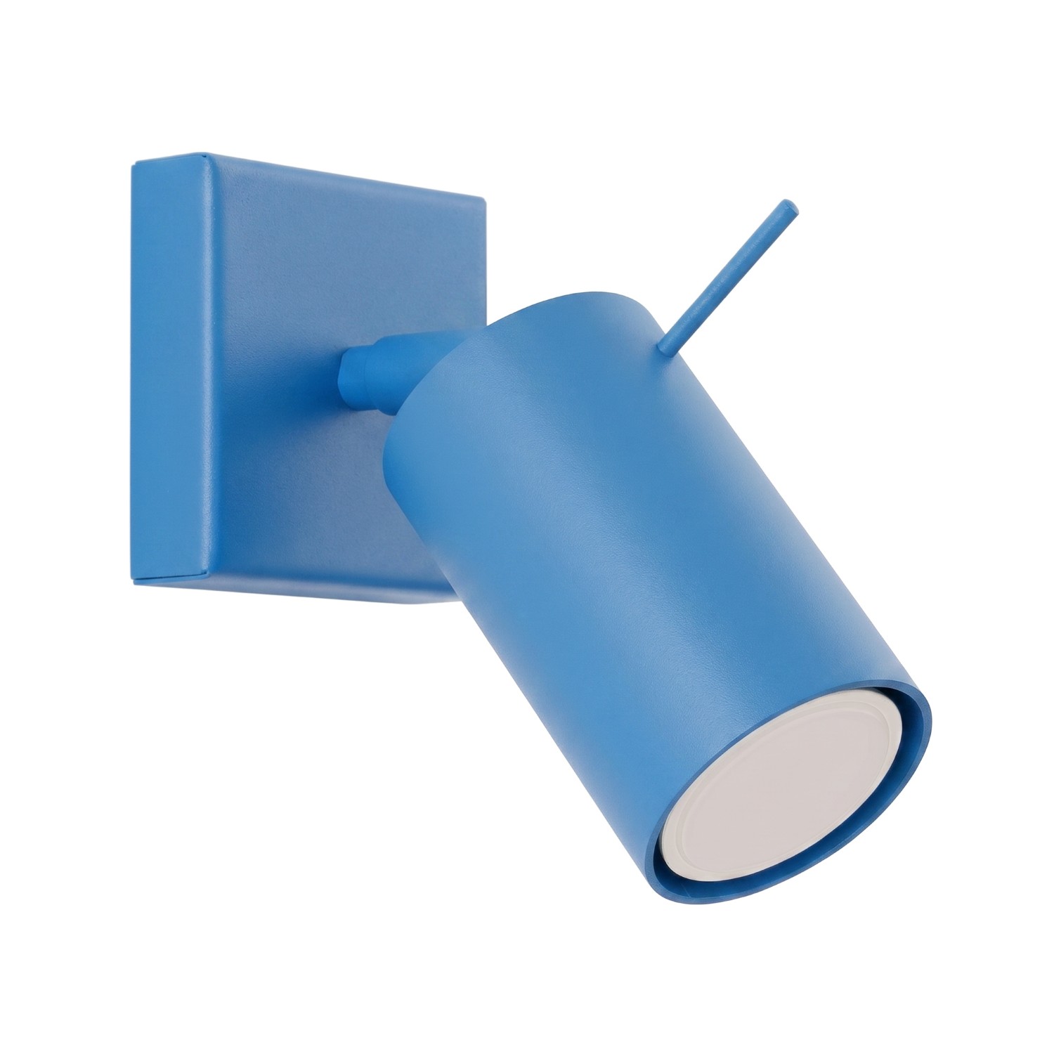 Wandleuchten Ring Hellblau 1xgu10 8cm Stahl Sollux