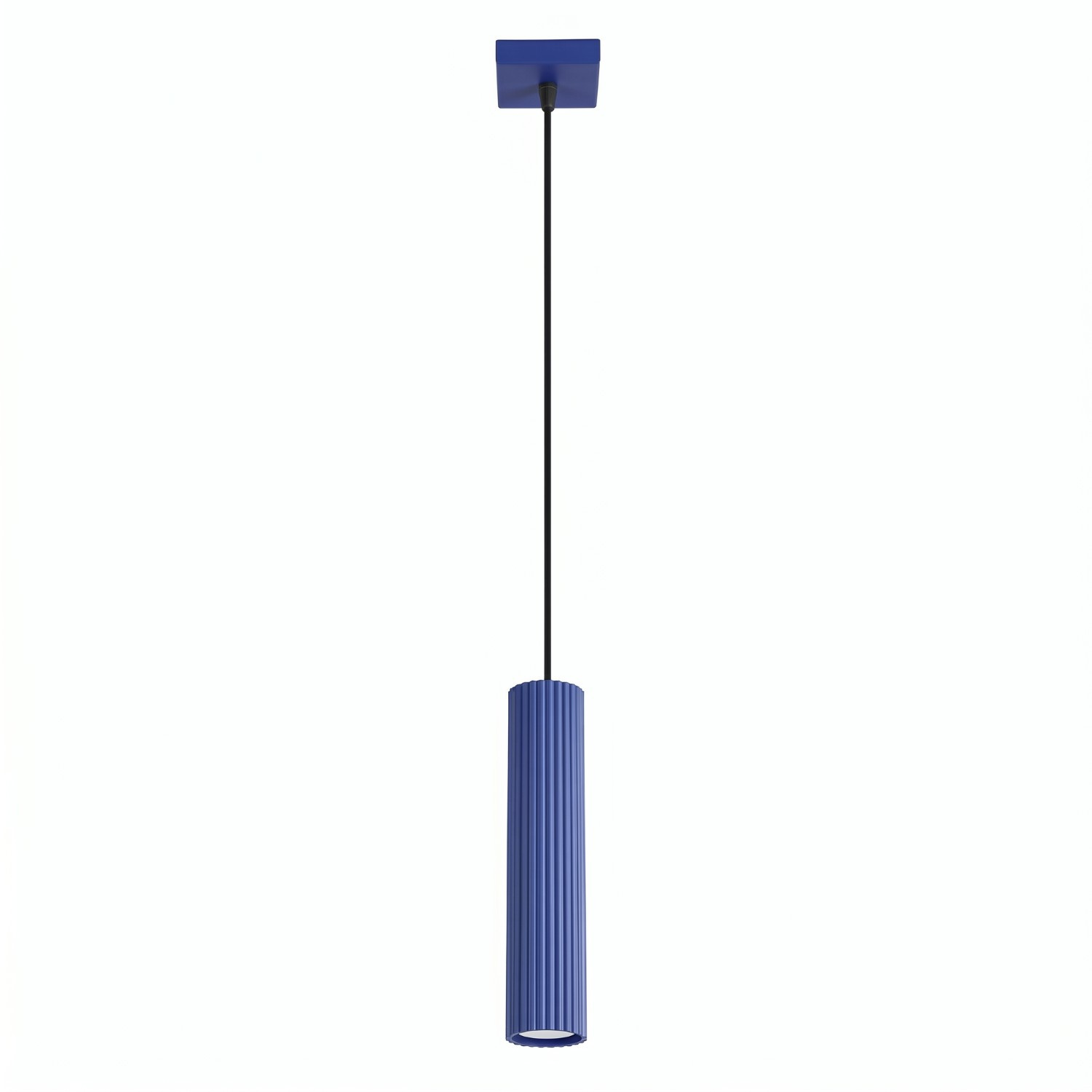 Hängeleuchten Karbon Ultramarin 1xgu10 8cm Aluminium Sollux